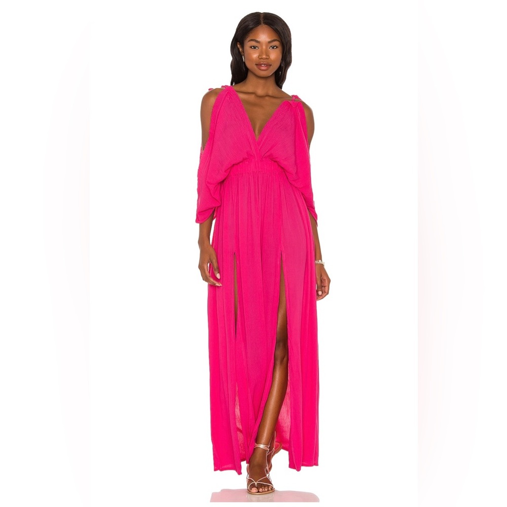 NWT pink Tiare Hawaii maxi dress, size S/M.